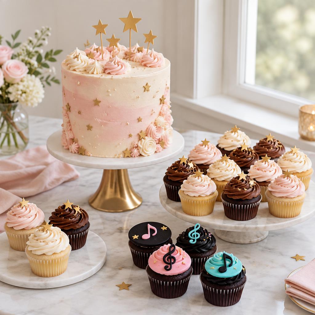Styled inspiration: Cakes and Cupcakes